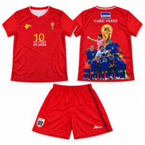 Tenue Cabo Verde rouge - N°10 "Um Sonho"